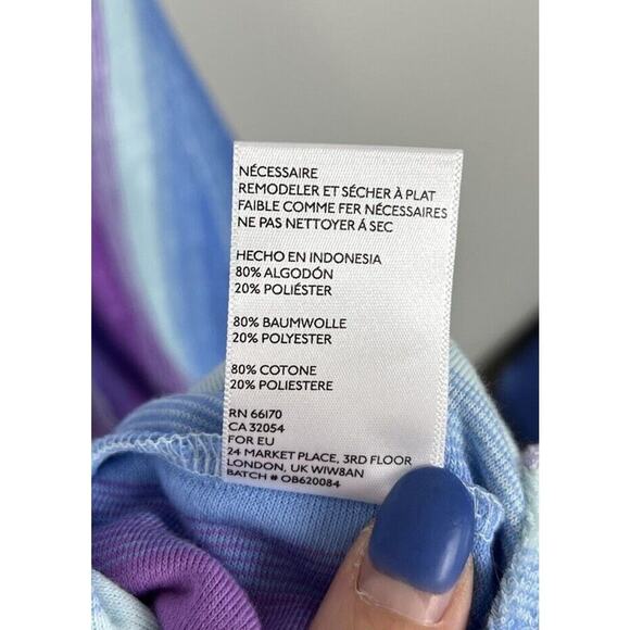 Urban Outfitters Ecote Lola Towel Mini Dress Stripe Size Medium Cotton Women’s - Picture 7 of 8